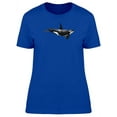 thumbnail image 1 of Abstract  Whale Doodle T-Shirt Women -Image by Shutterstock, Female x-Large, 1 of 2