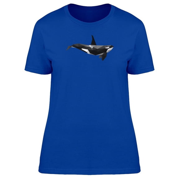 Abstract  Whale Doodle T-Shirt Women -Image by Shutterstock, Female x-Large