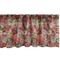 thumbnail image 1 of Abstract Window Valance, Floral Arrangement Vortex Shape Surreal Nature Scenes Rose Valentines Day Theme, Curtain Valance for Kitchen Bedroom with Rod Pocket, 54" X 18", Multicolor, by Ambesonne, 1 of 3