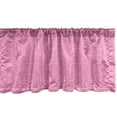 thumbnail image 1 of Ambesonne Abstract Valance Pack of 2, Modern Minimal Pink Square, 54"X12", Pink White, 1 of 4