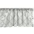 thumbnail image 1 of Ambesonne Abstract Valance Pack of 2, Floral Cubes Graphic, 54"X18", Pale Almond Green White, 1 of 4