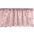 thumbnail image 1 of Abstract Window Valance, Pastel and Modern Floating Feathers Shadow of the Shapes Repetitive Design, Curtain Valance for Kitchen Bedroom with Rod Pocket, 54" X 18", Blush and Rose, by Ambesonne, 1 of 2