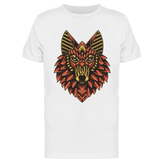 Abstract Wolf Design T-Shirt Men -Image by Shutterstock, Male x-Large