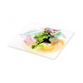 thumbnail image 1 of Abstract Woman Cutting Board, Colorful Creative Dancing Girl Concept Urban Modern Strokes, Decorative Tempered Glass Cutting and Serving Board, in 3 Sizes, by Ambesonne, 1 of 2