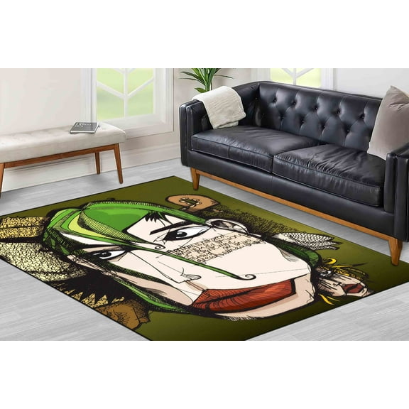 Abstract Woman Drawing Rug, Abstract Woman Rug, Classic Rug, Modern Woman Rugs, Wall Hanging Rug, Office Rug, Modern Rugs, Saloon Decor Rug, 2'x3' - 60x90 cm