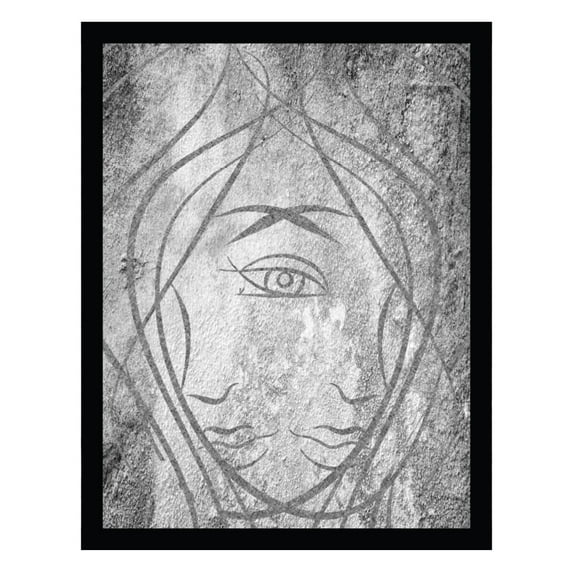 Abstract Woman - Framed Print