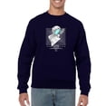 thumbnail image 1 of Abstract Woman Statue Techno Sweatshirt Men -Image by Shutterstock, Male Small, 1 of 4