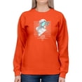 thumbnail image 1 of Abstract Woman Statue Techno Sweatshirt Women -Image by Shutterstock, Female Small, 1 of 4