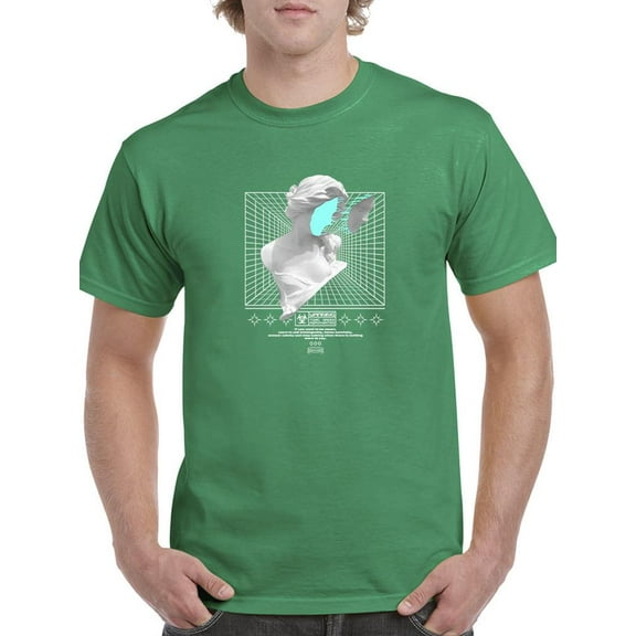 Abstract Woman Statue Techno T-Shirt Men -Image by Shutterstock, Male Small