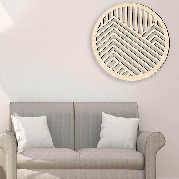 Abstract Wood Carved Wall Decor Wood Carving Hanging Accent Wall Sculpture