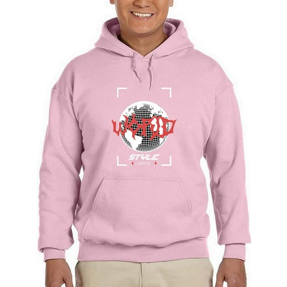 Abstract World Rave Style Hoodie Men -Image by Shutterstock, Male x-Large