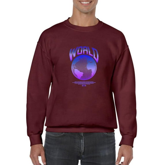 Abstract World Rave Style. Sweatshirt Men -Image by Shutterstock, Male Medium