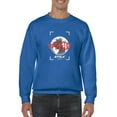 thumbnail image 1 of Abstract World Rave Style Sweatshirt Men -Image by Shutterstock, Male x-Large, 1 of 4