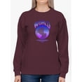 thumbnail image 1 of Abstract World Rave Style. Sweatshirt Women -Image by Shutterstock, Female 3X-Large, 1 of 4