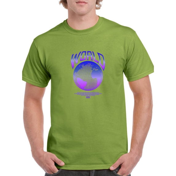 Abstract World Rave Style. T-Shirt Men -Image by Shutterstock, Male x-Large