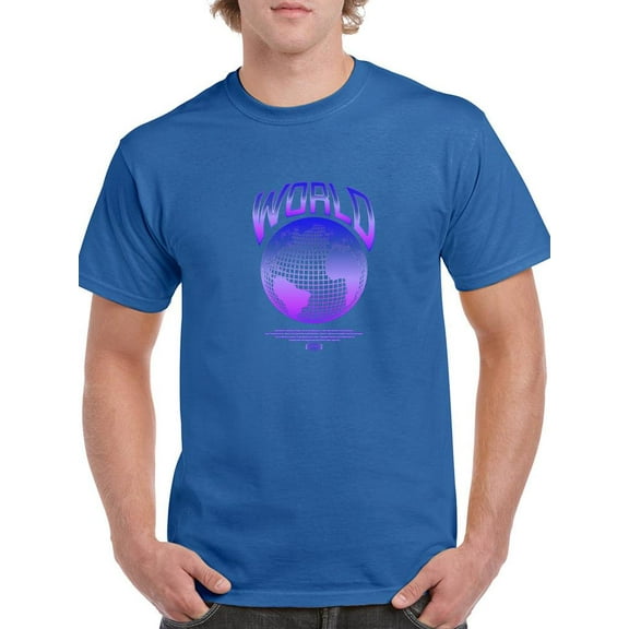 Abstract World Rave Style. T-Shirt Men -Image by Shutterstock, Male x-Large