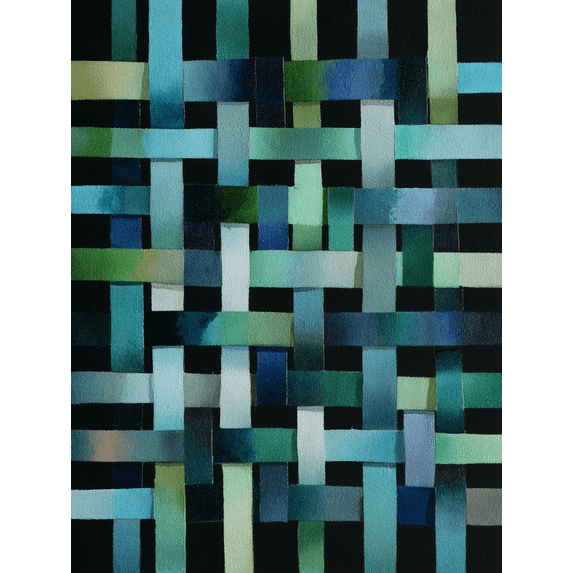 Abstract Woven Texture Canvas Print Wall Art for Living Room Office Kitchen Modern Home Decor