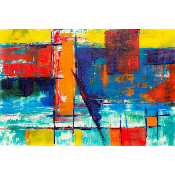 Abstract Xiv - Canvas OR Print Wall Art