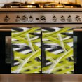 thumbnail image 1 of Abstract Yellow Waves Kitchen Towels Set of 3, Minimalist Modern Black Striped Absorbent Dish Towels for Kitchen, Microfiber Hand Towel, Quick Drying Tea Towel for Cleaning Decorative Dishcloths, 1 of 7