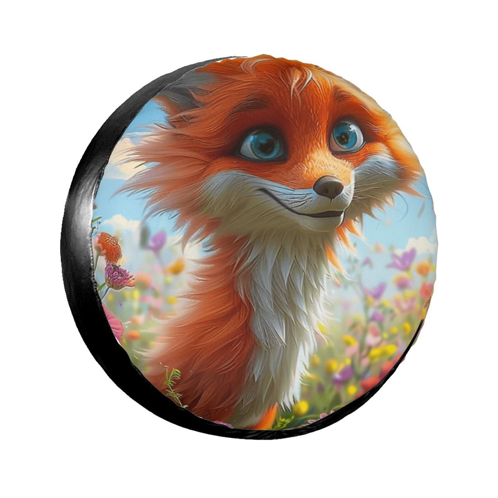 Abstract animal Spare tire cover, wheel protector, weather proof wheel