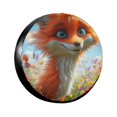 Abstract animal Spare tire cover, wheel protector, weather proof wheel