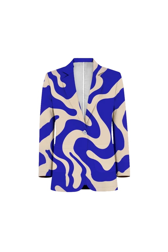 Abstract animal print pattern Men's Suits full man Shawl Collar Gentleman Suits for Wedding Business