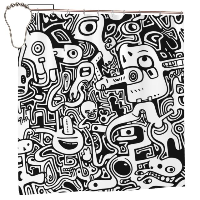 Abstract art closeup Shower Curtain Waterproof Shower Curtains for