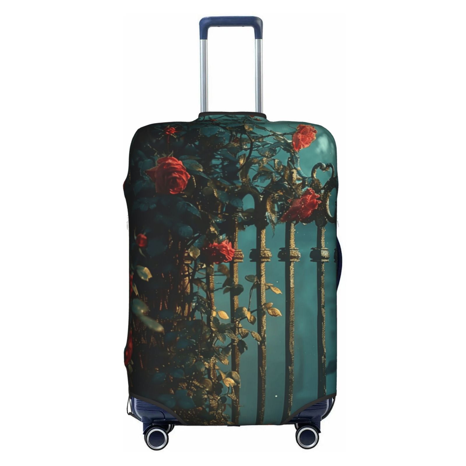 Abstract art closeup plants Luggage Washable Suitcase Protector Anti