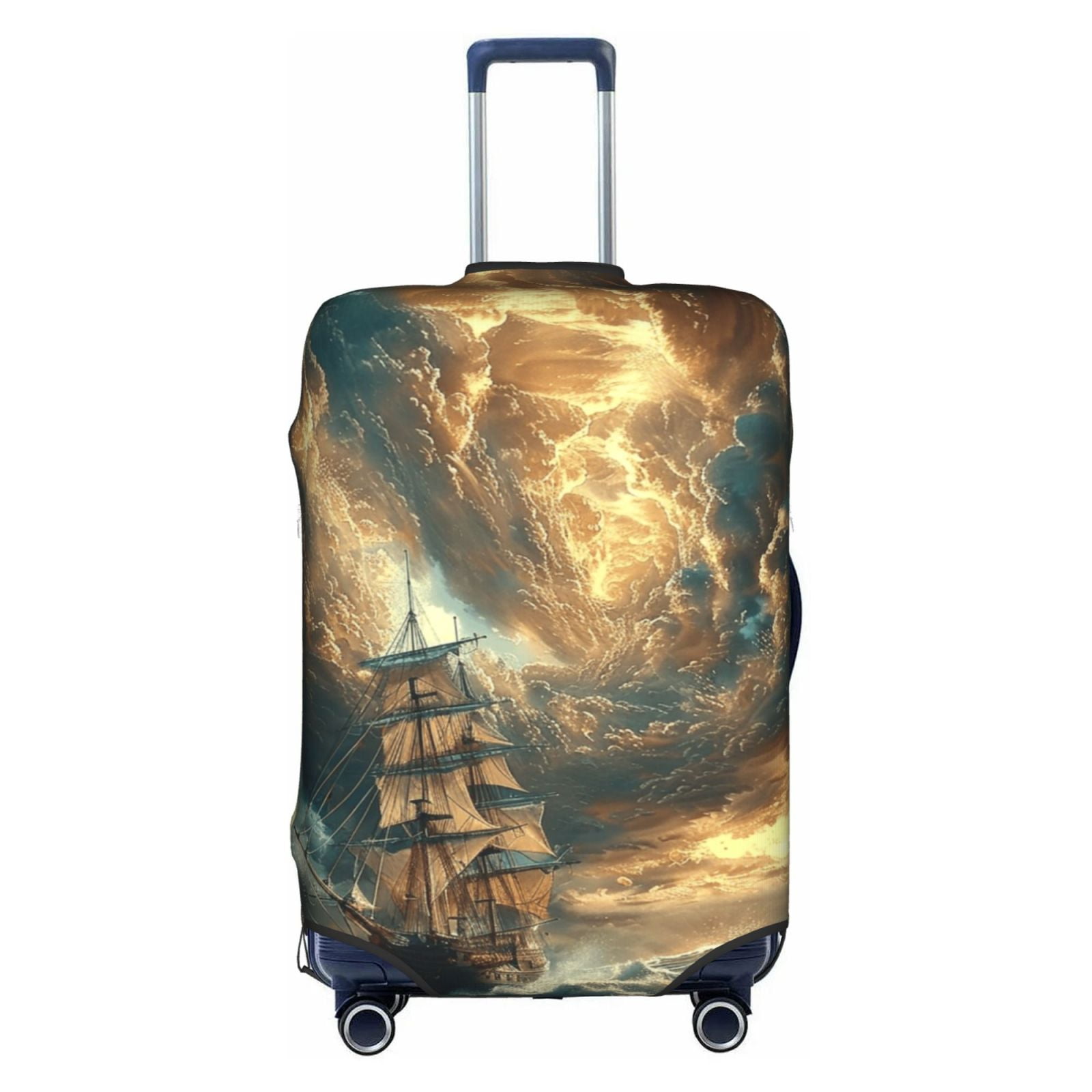 Abstract art features Elastic Luggage Suitcase Protective for Trunk