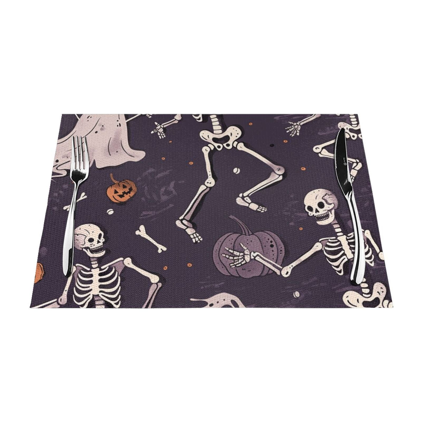 Abstract art features PVC meal mat, dining table mat PVC washable woven