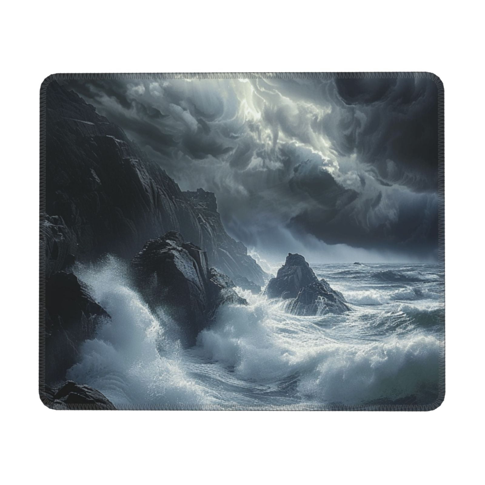 Abstract art features Square mouse pad, computer mouse pad, with anti