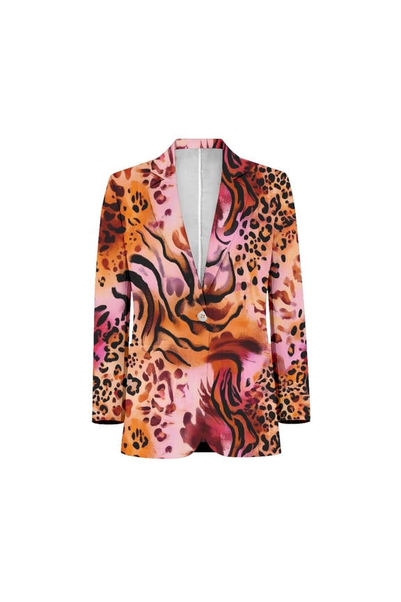 Abstract art tree circles design Men Blazers Slim Clothing Summer Jacket Man Oversize Daily Suits Tops
