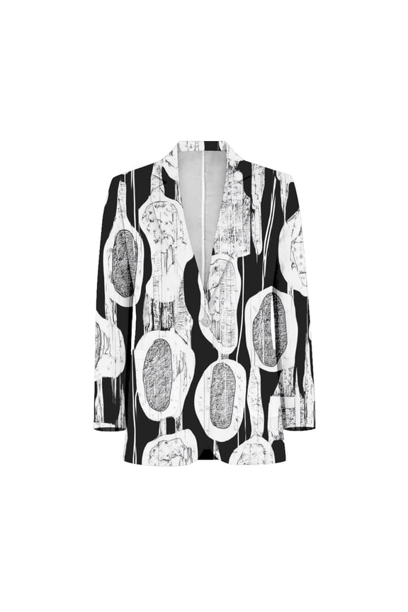 Abstract beige geometric pattern Men's Suit Blazer Casual Party Wear Slim Fit Suit Jacket Fashionable Luxury British Style Men Suit Coat