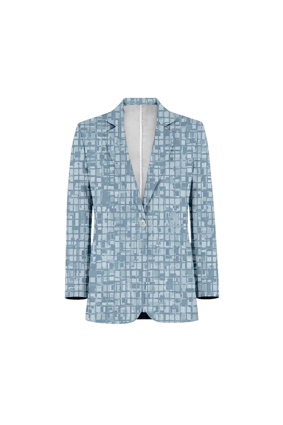 Abstract beige grid painting Men's Suit Blazer Casual Party Wear Slim Fit Suit Jacket Fashionable Luxury British Style Men Suit Coat