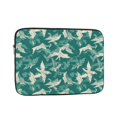 Abstract bird pattern bottom rebound bubble buffer laptop interior bag