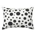 Abstract black Polka dots Super Soft Pillow Case 20x26, Breathable