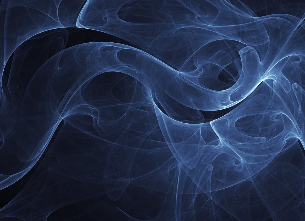 Abstract blue illustration Canvas Art - Vlad GerasimovStocktrek Images (17 x 12)