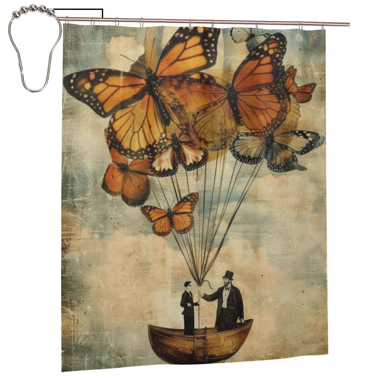 Abstract closeup Shower Curtain Shower Curtain Waterproof Fabric