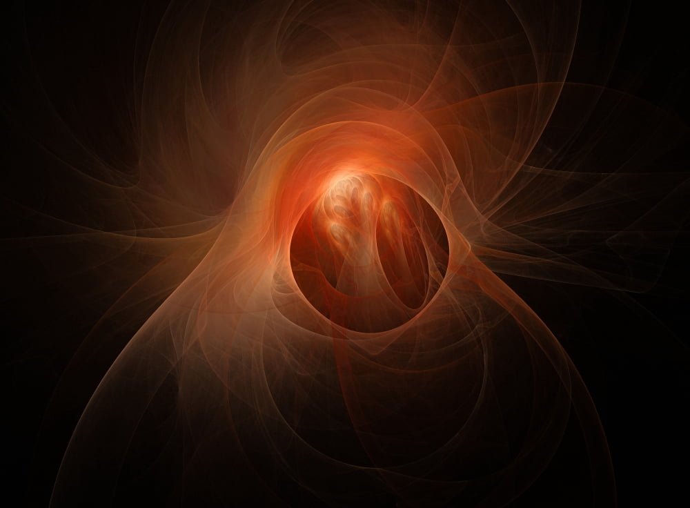 Abstract conceptual image of a scene in space Canvas Art - Mark StevensonStocktrek Images (33 x 24)