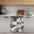 thumbnail image 1 of Abstract floral geometric design Dishwasher Magnet Cover Decorative Sticker for Home Cabinet Kitchen 23" x26", 1 of 5