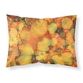 thumbnail image 1 of Abstract in Orange and Greens Fabric Standard Pillowcase, 1 of 2