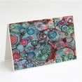 thumbnail image 1 of Abstract in Reds & Blues Greeting Cards & Envelopes - Pack of 8, 1 of 1