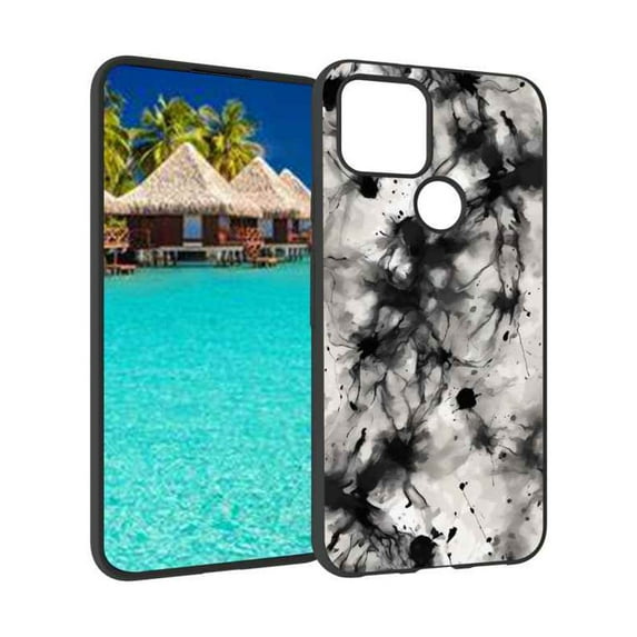 Abstract-ink-blot-dynamics-4 phone case for Google Pixel 5(2020) for Women Men Gifts,Soft silicone Style Shockproof - Abstract-ink-blot-dynamics-4 Case for Google Pixel 5(2020)