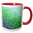 thumbnail image 1 of Abstract irregular triangle mosaic design 15oz Two-Tone Red Mug mug-301679-10, 1 of 3