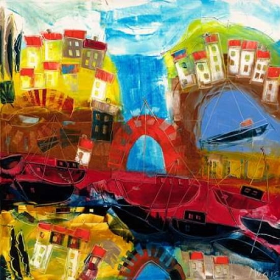 Abstract landscape III Canvas Art - Max Muller (24 x 24)