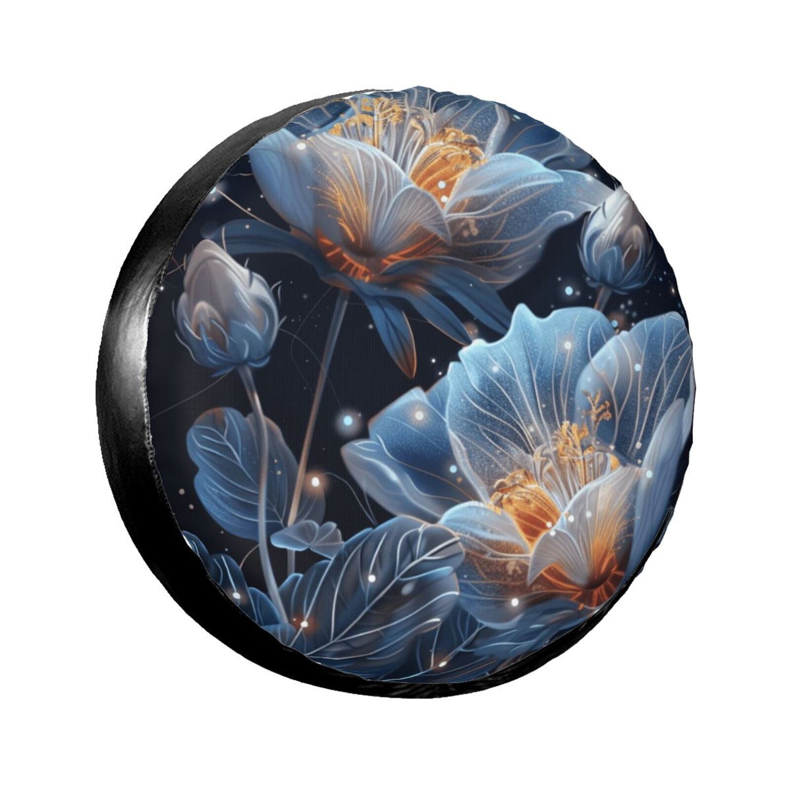 Abstract plant diagram Spare tire cover wheel protector, weather