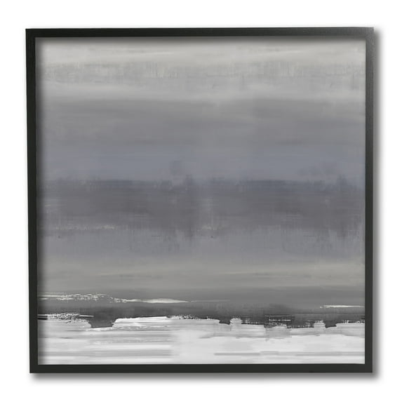 Abstract scale Avante-Garde Industrial Landscape 12 in x 12 in Framed Painting Art Prints, by Stupell Home Décor