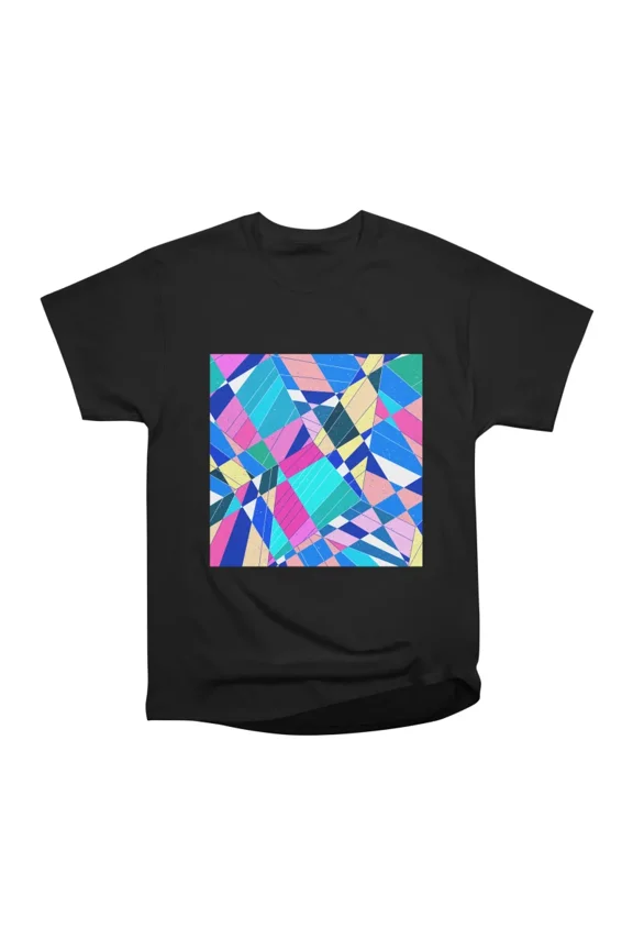 Abstract stained glass T-Shirt Tee Gift For Him Merch For Her Apparel For Friend