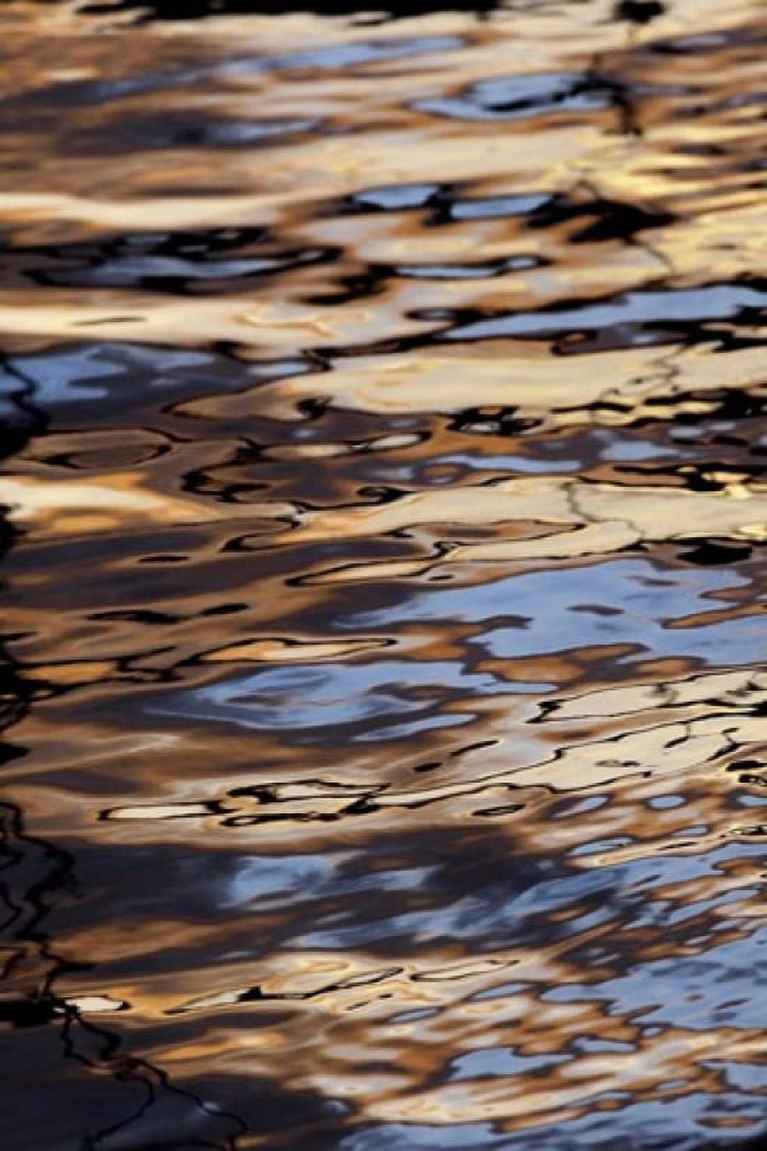 Abstract sunrise reflection on water Havana Harbor Havana Cuba Canvas Art - Adam Jones DanitaDelimont (25 x 38)