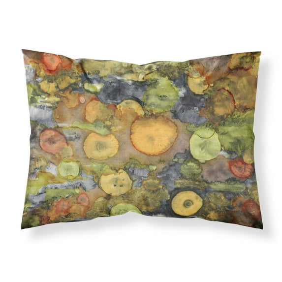 Abstract with Mother Earth Fabric Standard Pillowcase
